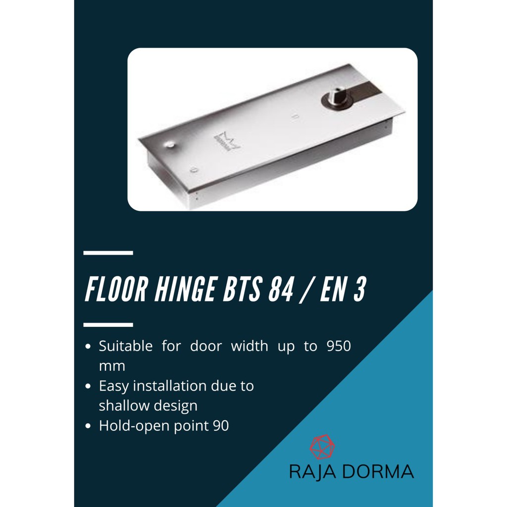 Jual Dorma Floor Hinge Bts En Ho Dormakaba Bts En Hold Open