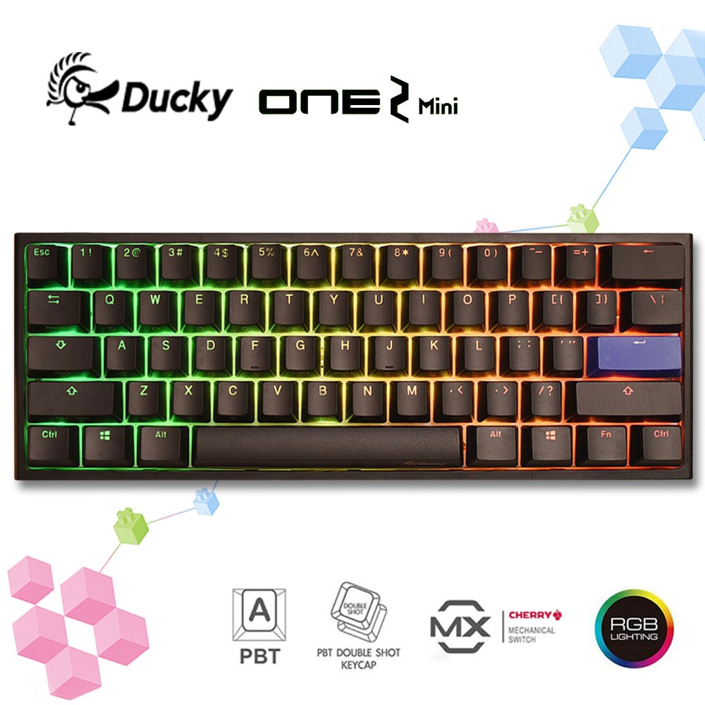 Jual Keyboard Gaming Mechanical Ducky One 2 Mini RGB Led | Shopee Indonesia