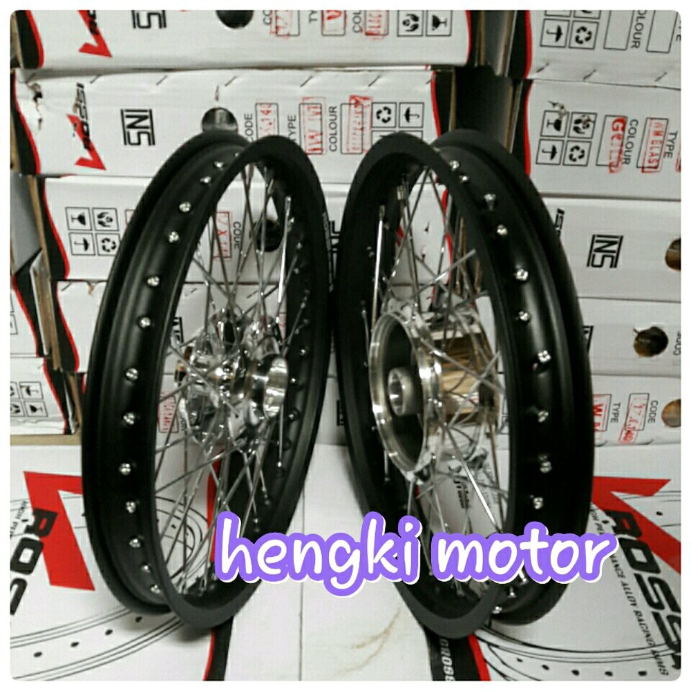 Jual velg rk king lebar 215x17 dan 185 x17 warna hitam | Shopee Indonesia