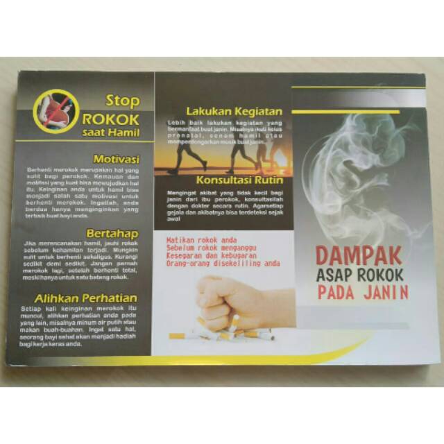 Jual Leaflet Dampak Rokok Pada Janin | Shopee Indonesia