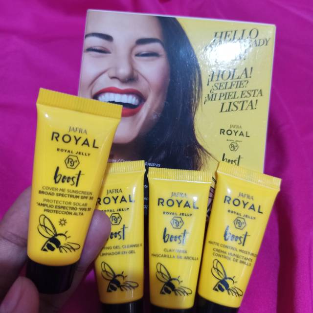 Jual Original 100% JAFRA boost set mini travel isi 4 pcs..size 7.5 ML ...