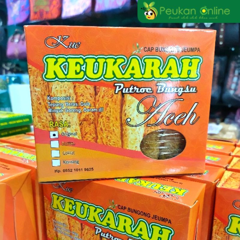 Jual Kue Keukarah Karah Kemasan Kotak Makanan Oleh Oleh Khas Aceh Shopee Indonesia 7878