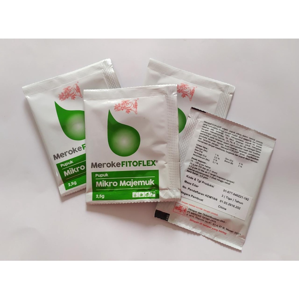 Jual PUPUK MEROKE FITOFLEX 2.5 GRAM PER SACHET KEMASAN PABRIK ...