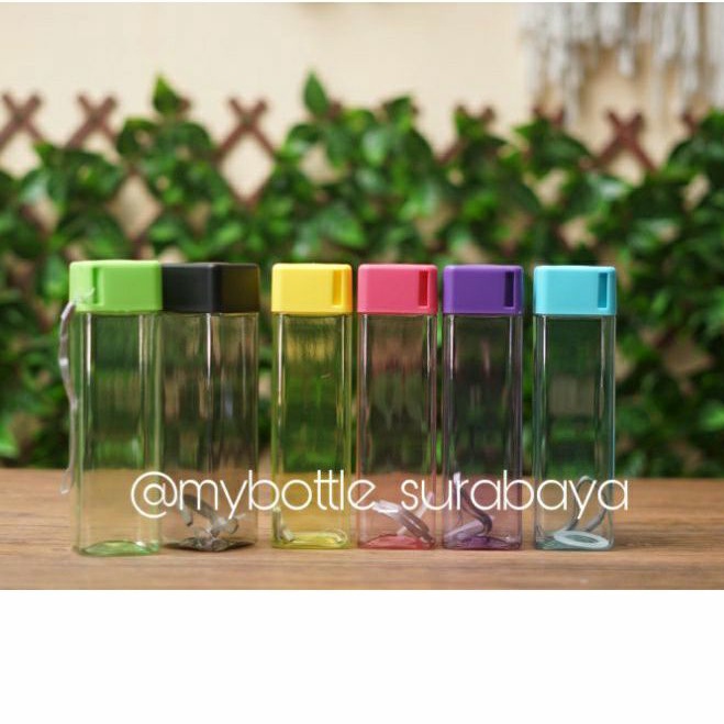 Jual my bottle kotak polos,botol kotak polos,my bottle persegi polos ...