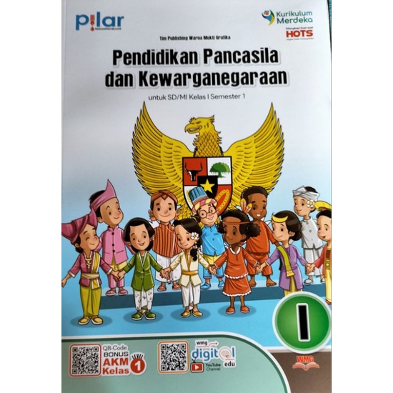 Jual BUKU PENDAMPING SISWA PILAR PPKN KELAS 1 KURIKULUM MERDEKA ...