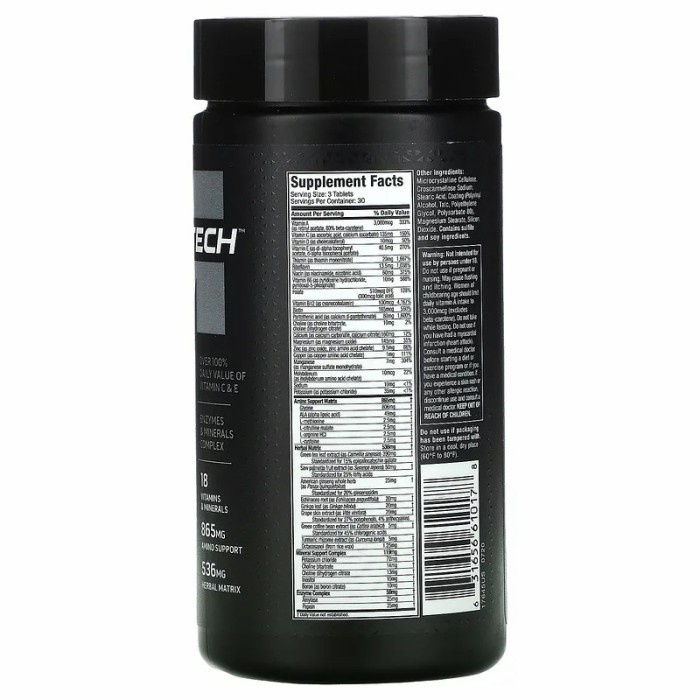 Jual Muscletech Platinum Multi Vitamin 90 180 Tablets multivitamin ...