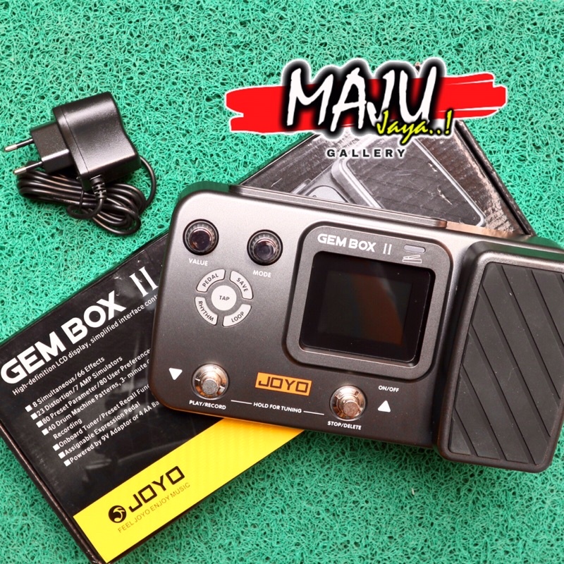 Jual efek pedal gitar Joyo gem box gembox II 2 multi effect distortion ...