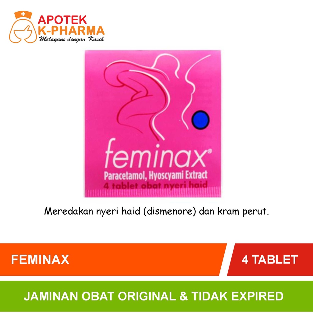 Jual Feminax Strip Isi Tablet Obat Original Shopee Indonesia