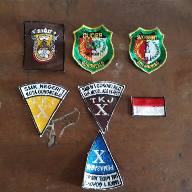 Jual Emblem Bordir Logo Attribut Sekolah Shopee Indonesia