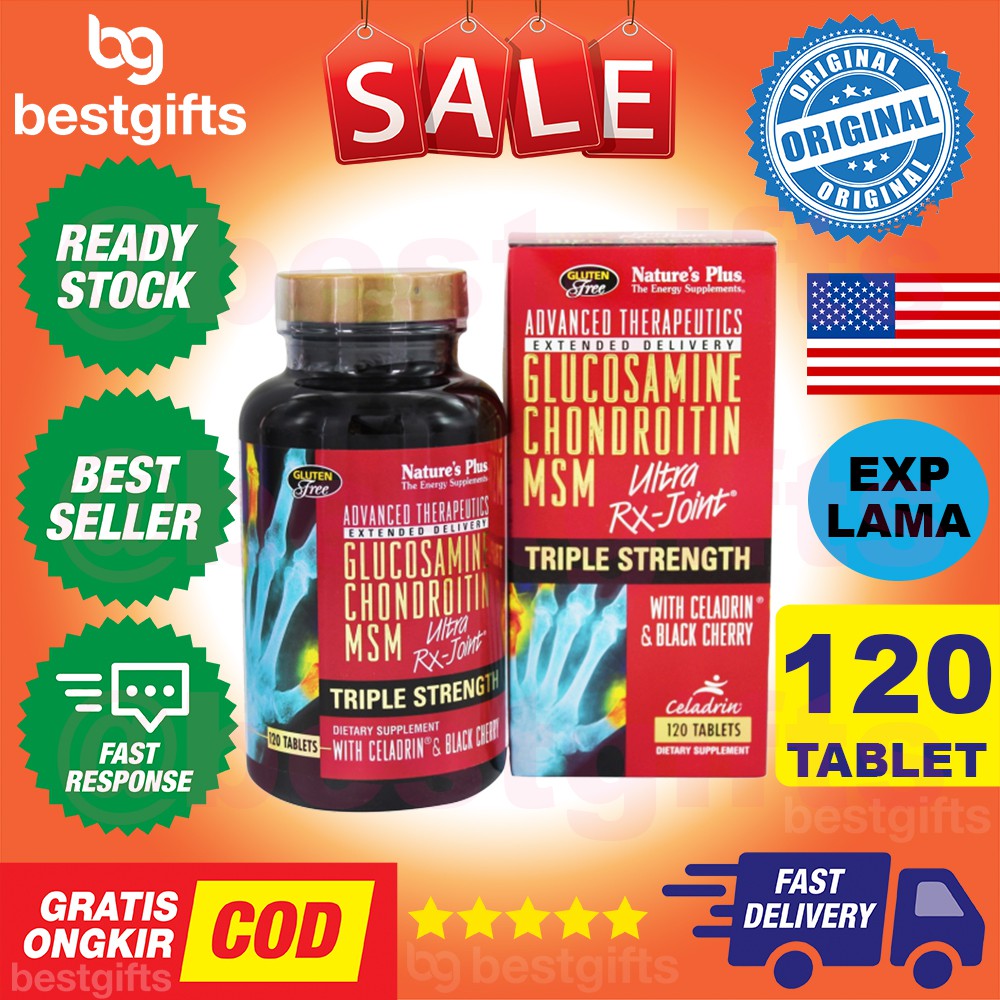 Jual NATURE'S NATURES NATURE PLUS GLUCOSAMINE CHONDROITIN MSM ULTRA RX