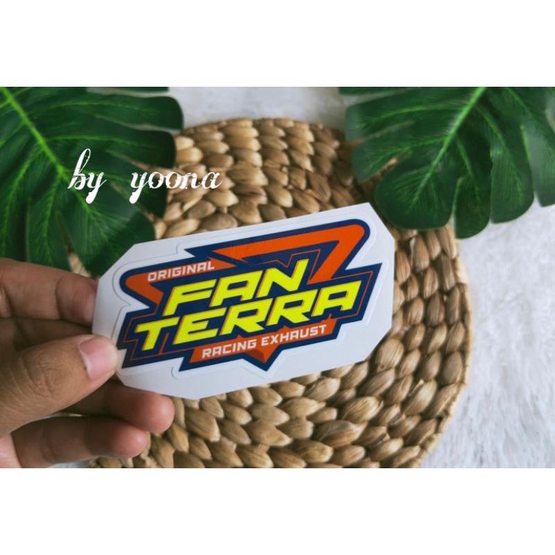Jual stiker FAN TERRA murah princut stiker motor fanterra | Shopee ...