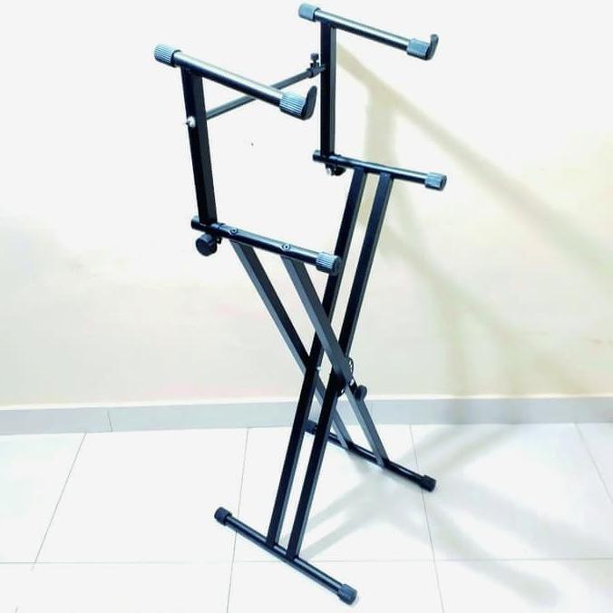 Jual Stand Keyboard double cross ( 2 susun ) Keyboard Shopee Indonesia