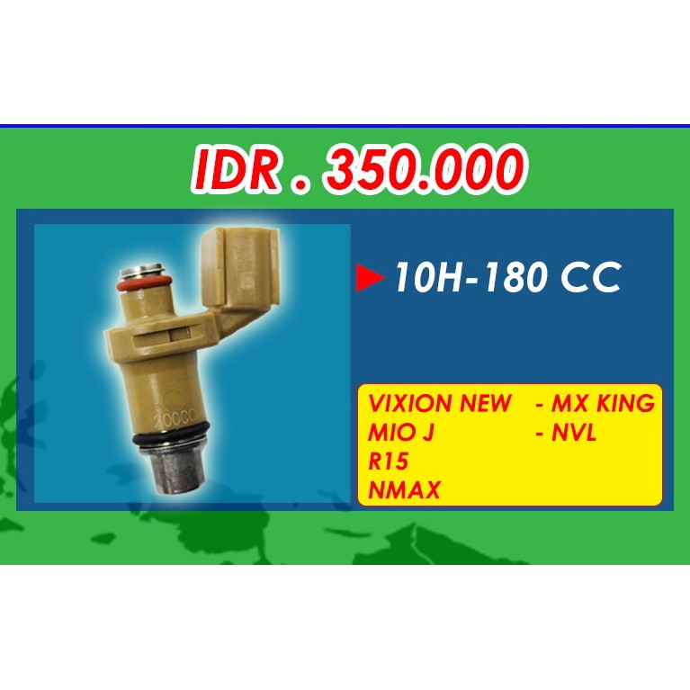 Jual Injector BRT 8 Hole 180CC Yamaha Vixion New MX King Mio J R15 NMAX ...