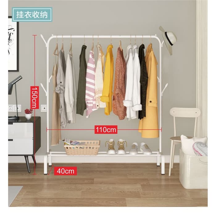 Stand hanger 2025 baju ikea