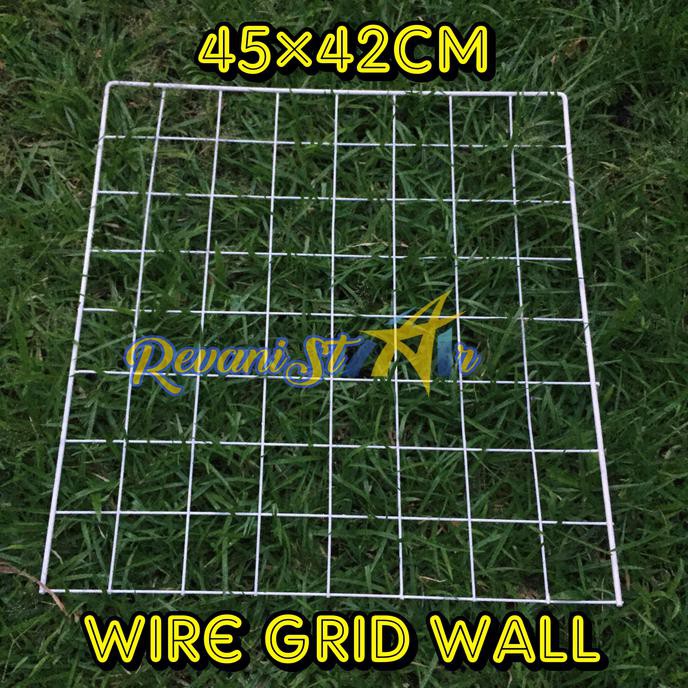 Jual JUAL wire grid wall 45x42cm kawat ram pajangan foto notes dekorasi ...