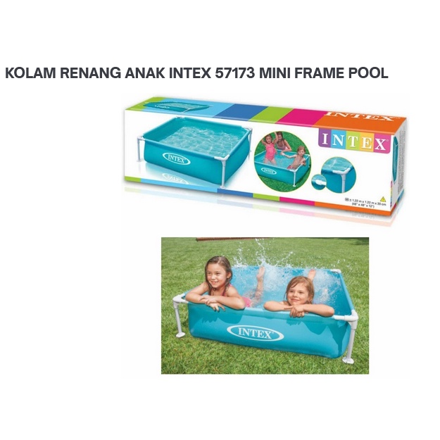 Jual Princesstoys KOLAM RENANG ANAK INTEX 57173 MINI FRAME POOL ...