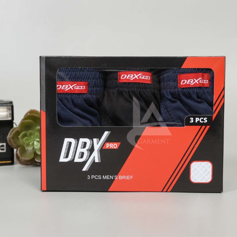Jual (3PCS)SEMPAK COWOK DBX pro NAVI& BLACK/celana dalam pria(3pcs ...