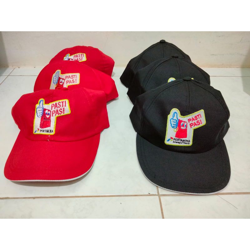 Jual Topi Operator/Pengawas SPBU/Pertashop | Shopee Indonesia