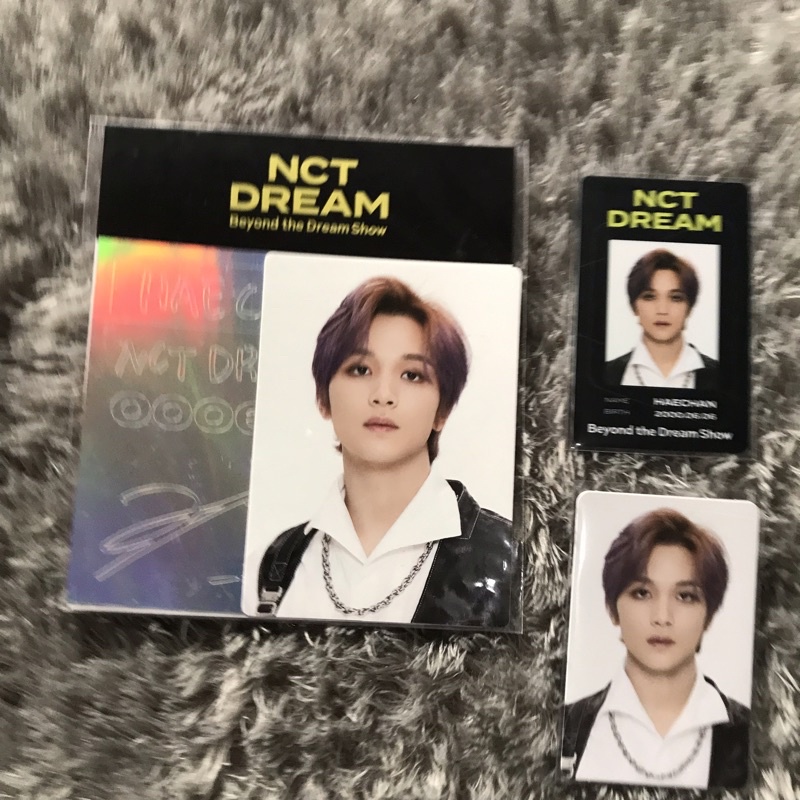 Jual Pc Photocard Haechan Nct Dream Beyond Live Id Card Deco Sticker