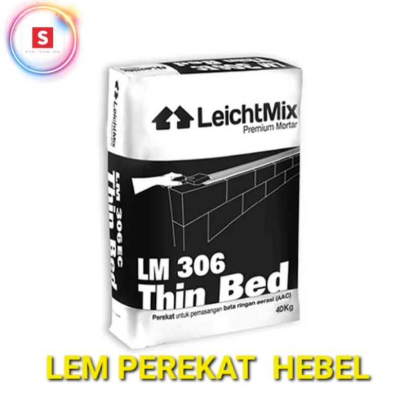 Jual Semen Perekat Bata Ringan Thinbed Lem Hebel 40 Kg Khusus Gojek