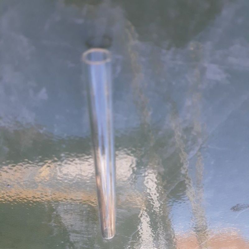 6 Pz 4 Pollici Tubo Di Vetro Borosilicato Trasparente 12mm OD 8mm ID 2mm Tubi Di Vetro Soffiato Di Spessore Con Cleanin - Foto 2