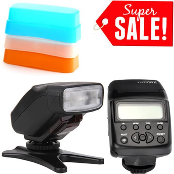 Viltrox JY-610C E-TTL Speedlite Flash de la Cámara + difusor de Flash