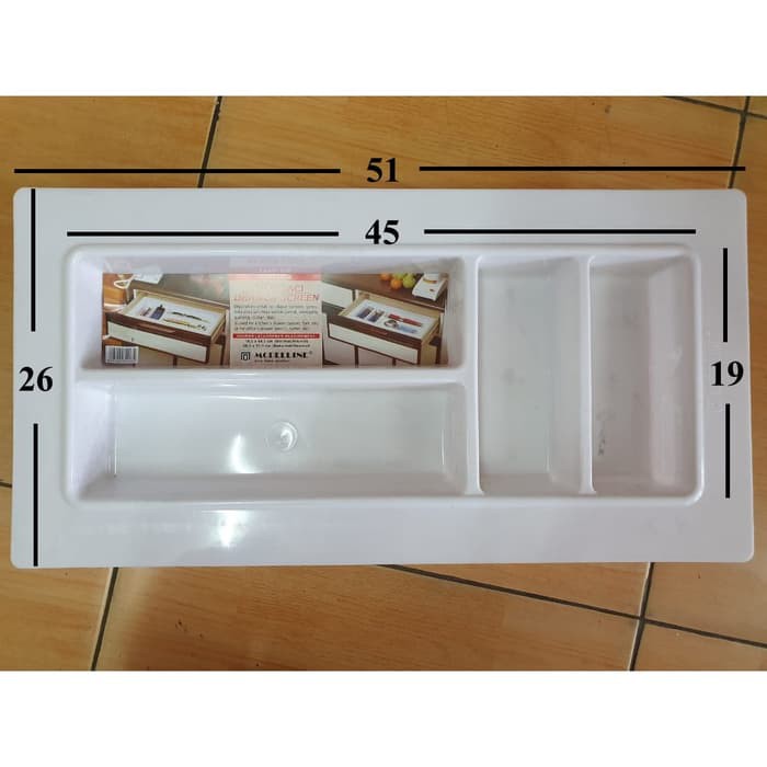 Jual Rak Sendok Laci Putih Modeline Ukuran S | Shopee Indonesia
