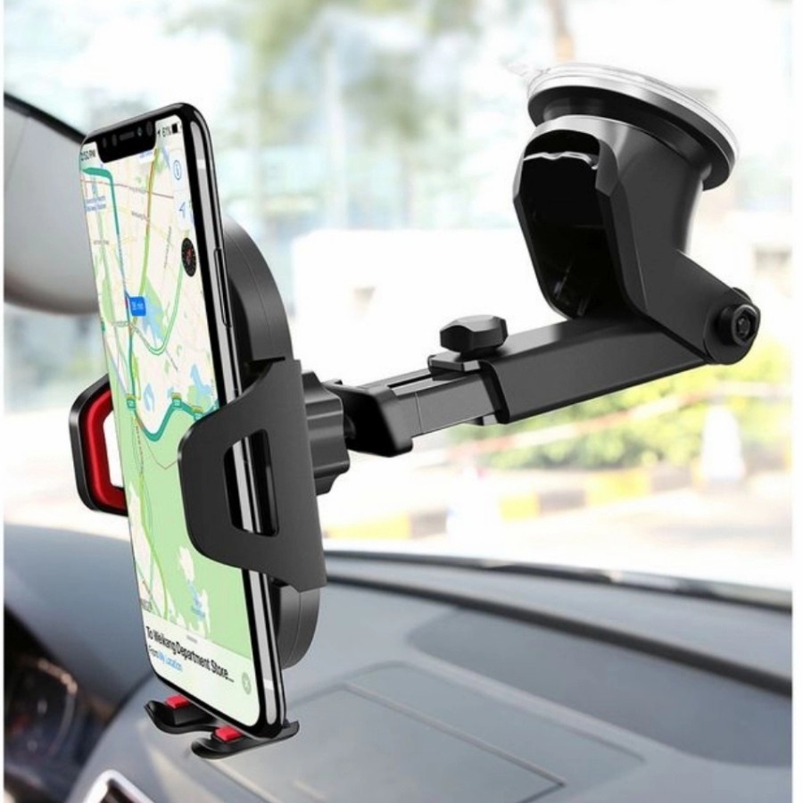HOLDER MOBIL Dasboard CAR HOLDER Dudukan Sucker Mount Phone Holder  Universal Multifungsi Hp - Main Image