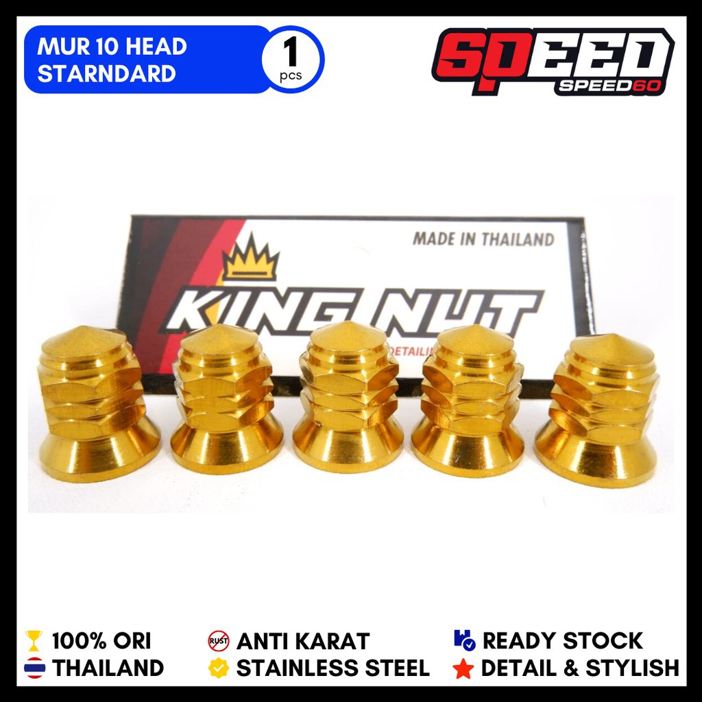 Jual Mur Head Hed Blok Mesin Drat M Gold Probolt Thailand