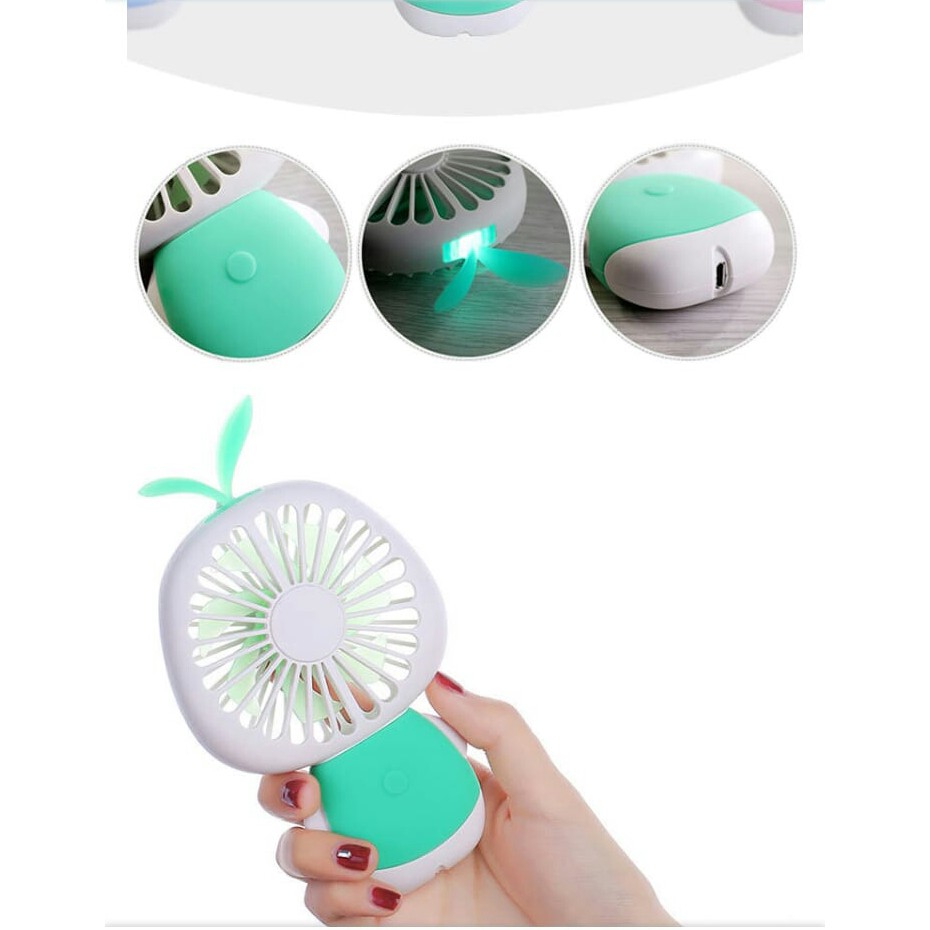Jual Kipas Mini Starry Gras Recharge Led Light | Shopee Indonesia