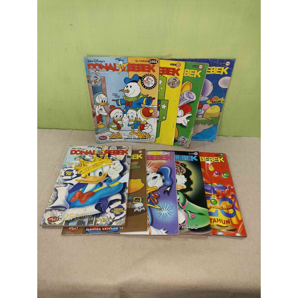 Jual Paket Donal Bebek - no 1001 dst - no detail lihat deskripsi