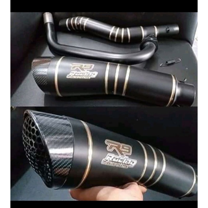 Jual KNALPOT R9 H2 FULL DOFF CBR VIXION R15 VERZA FU MX KING SONIC ...
