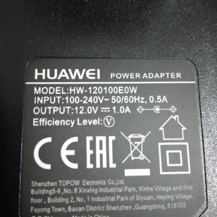 Jual Adaptor 12V 1,5A Huawei Original Adapter 12v 1,5A Original ...