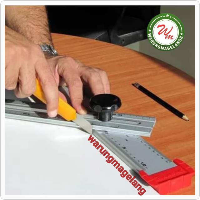 Jual Penggaris 317 adjustable T Square ruler 120cm woodworking tools ...