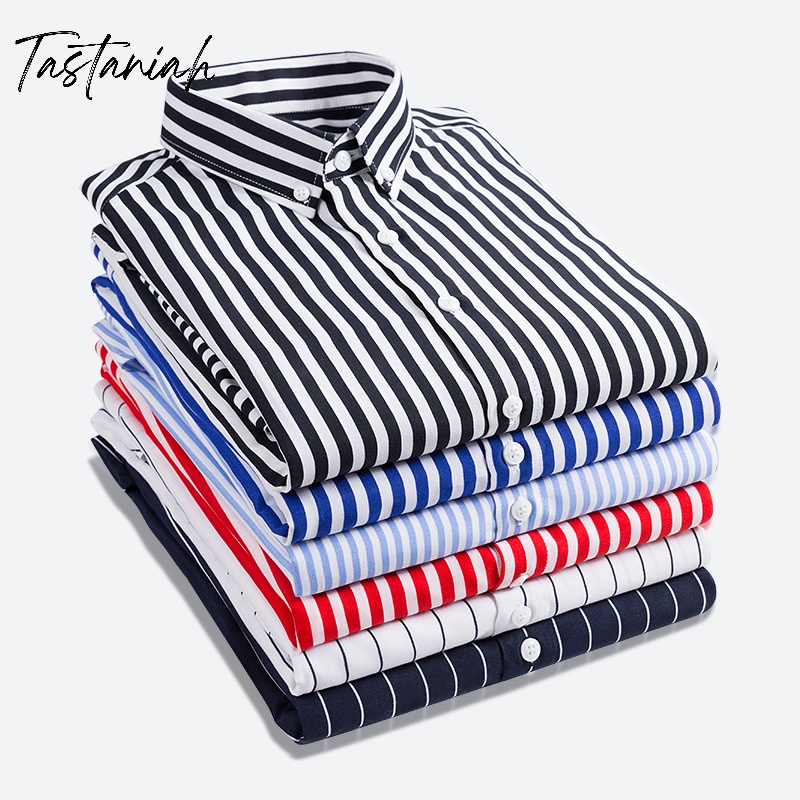 Cole Micro Stripe Kemeja Pria