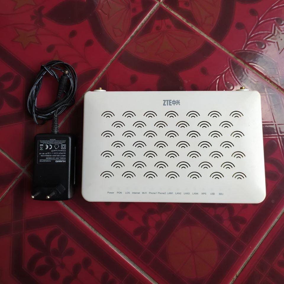 Jual Router Modem Zte F609 V1 Ont Gpon Fiber Optic F 609 Versi 1