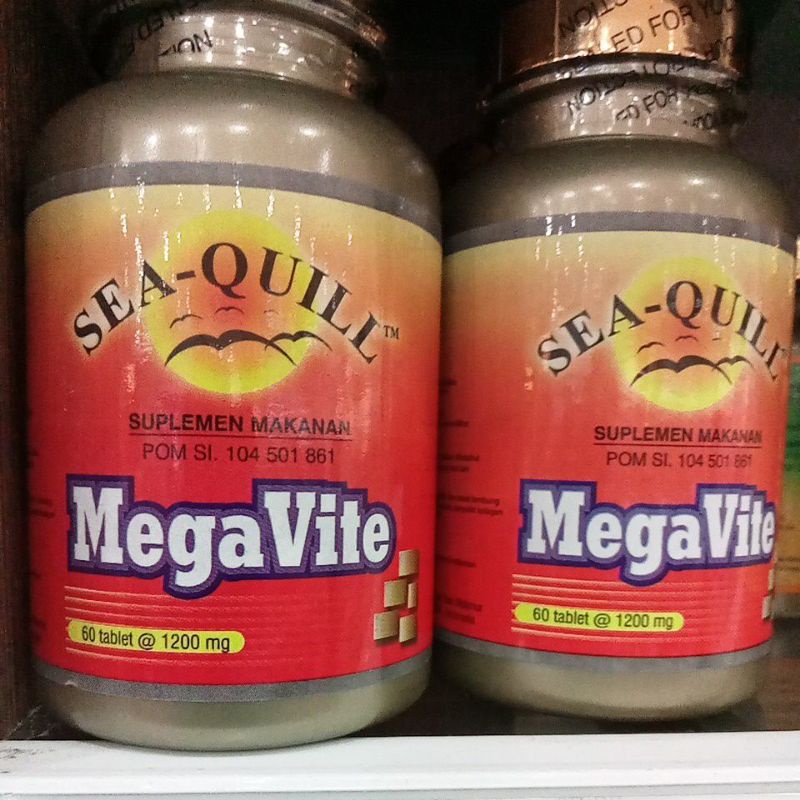 Jual seaquill megavite multivitamin 60 tablet | Shopee Indonesia