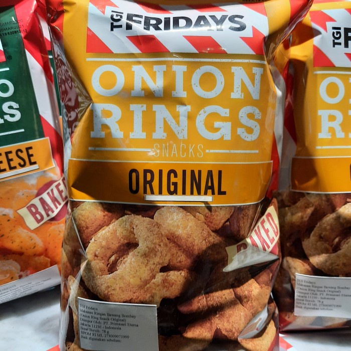 Jual Fridays Onion Rings Original G Shopee Indonesia