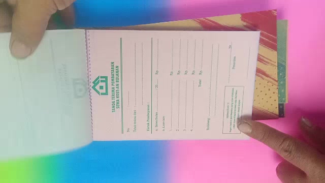 Jual Nota Kos dan Penginapan / Kwitansi Kost Homestay Ready Stock ...