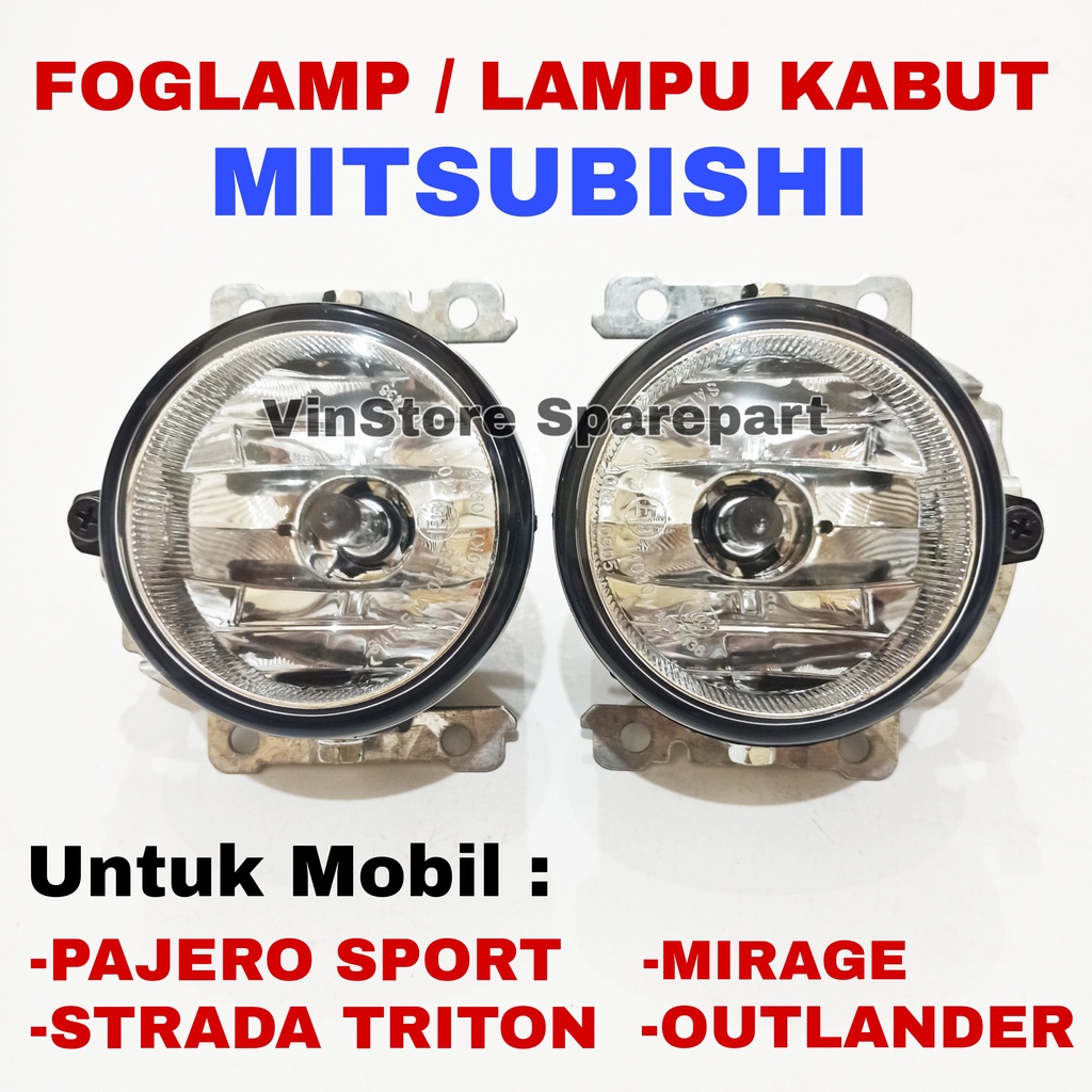 Jual FogLamp Fog Lamp Pajero Sport Outlander Mirage Strada Triton