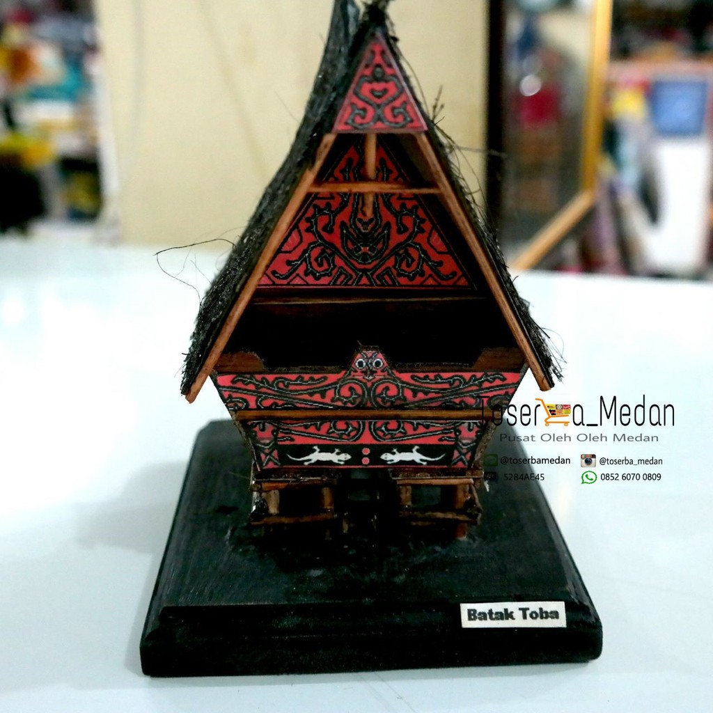 Jual Miniatur Rumah Adat Batak Toba | Shopee Indonesia