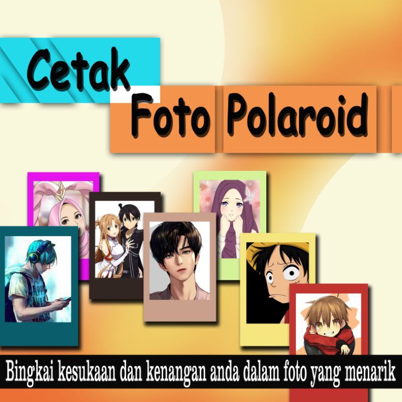 Jual CETAK FOTO MODEL POLAROID 2R | Shopee Indonesia