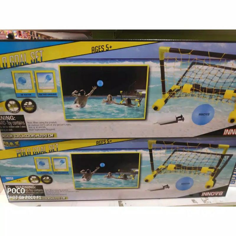 Jual Innov8 Aqua Water Polo Goal Set Permainan Polo Air Gawang Gol Bola