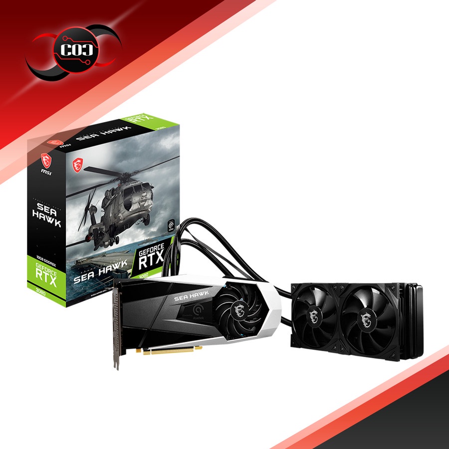 MSI GeForce RTX 3080 Video Card RTX 3080 SEA HAWK X 10G LHR