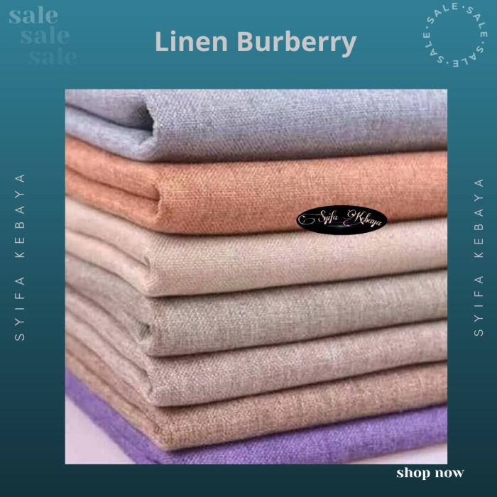 Linen burberry store