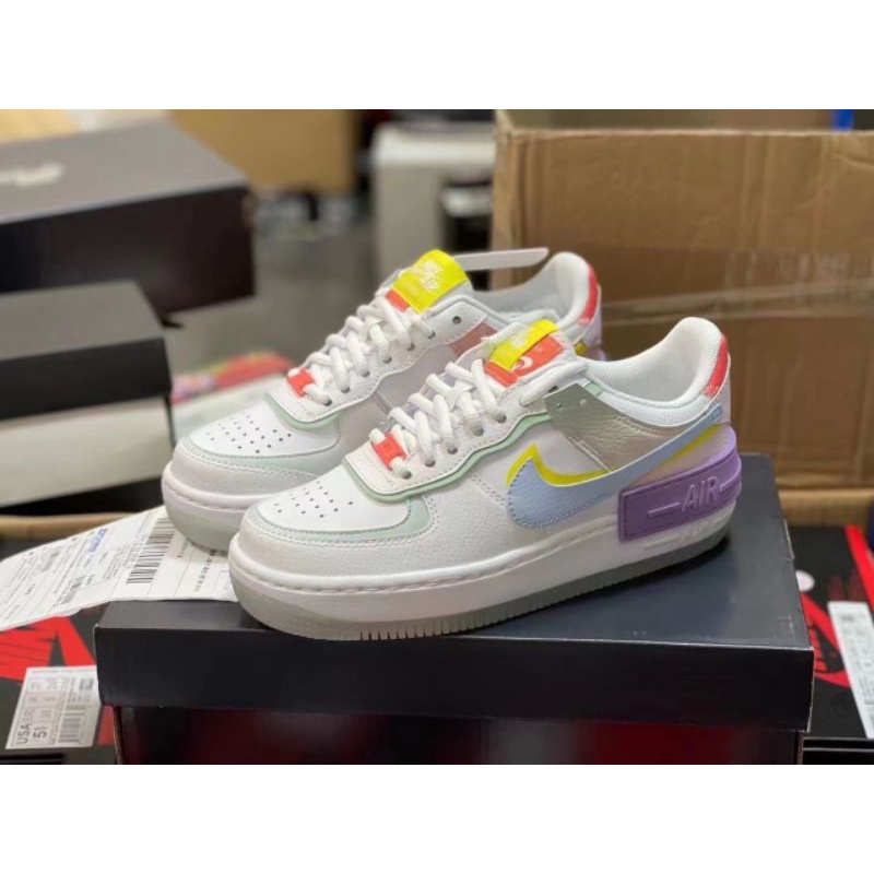 nike air force 1 shadow white hydrogen blue purple