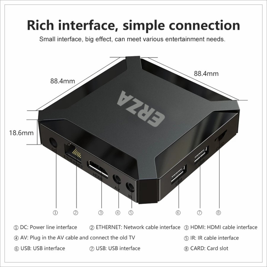 Jual Erza X96Q TV Box Android 10 STB Android H313 QuadCore 4K 2.4G ...