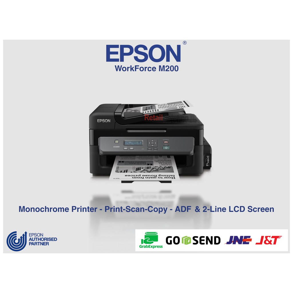 Jual Epson M200 All In One Ink Tank Monochrome Printer Shopee Indonesia 8606