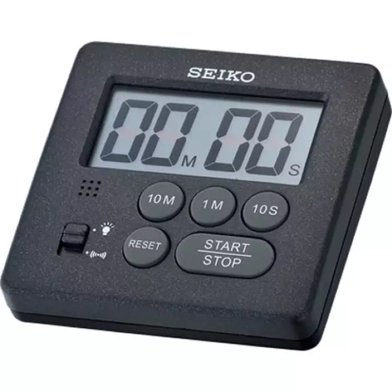 Jual SEIKO QHY002 QHY002K WHY002B Countdown Timer Stopwatch Beep LED