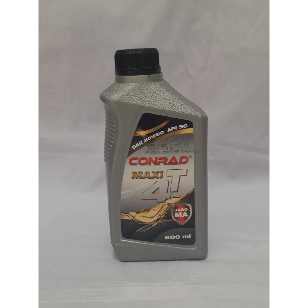 Jual Oli Conrad / Conrad Oil 0.8L / Oli Motor Bebek 4T 800 ML | Shopee ...